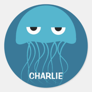 Etiquetas de nomes personalizados de Jellyfish eng