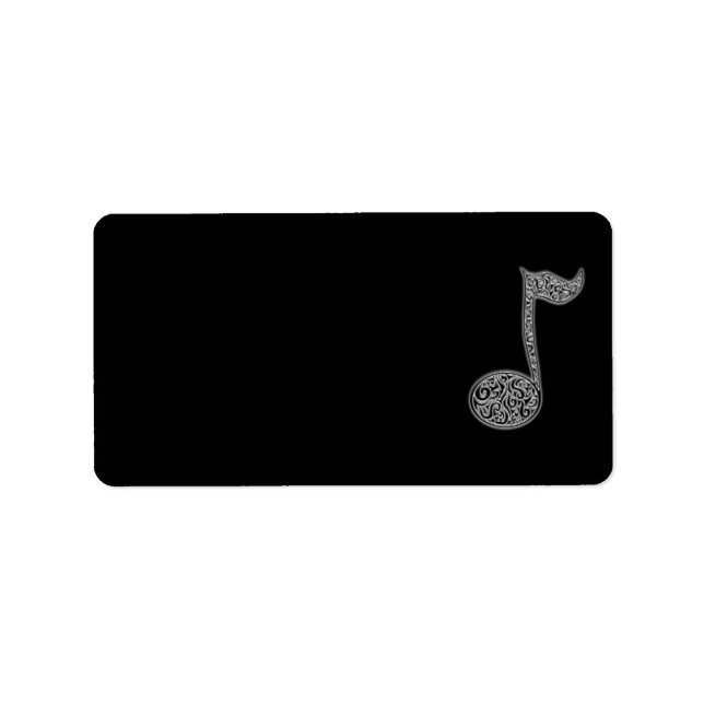 etiquetas de notas de música (Frente)