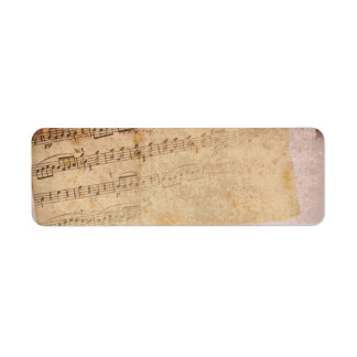 Etiquetas de notas musicais