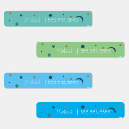 Etiquetas de Número de Lançamento da Classe Moon S