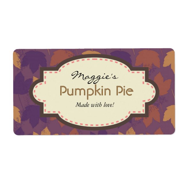 Etiquetas de outono (Frente)