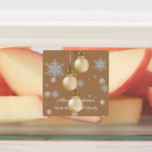 Etiquetas de panificação de Enfeites de natal Dour