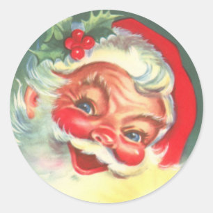etiquetas de Papai Noel do vintage dos anos 40