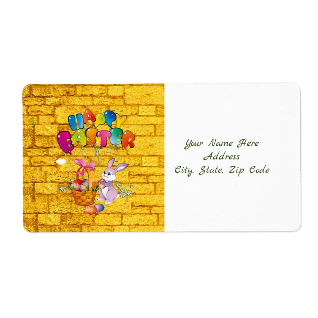 Etiquetas de páscoa (Frente)