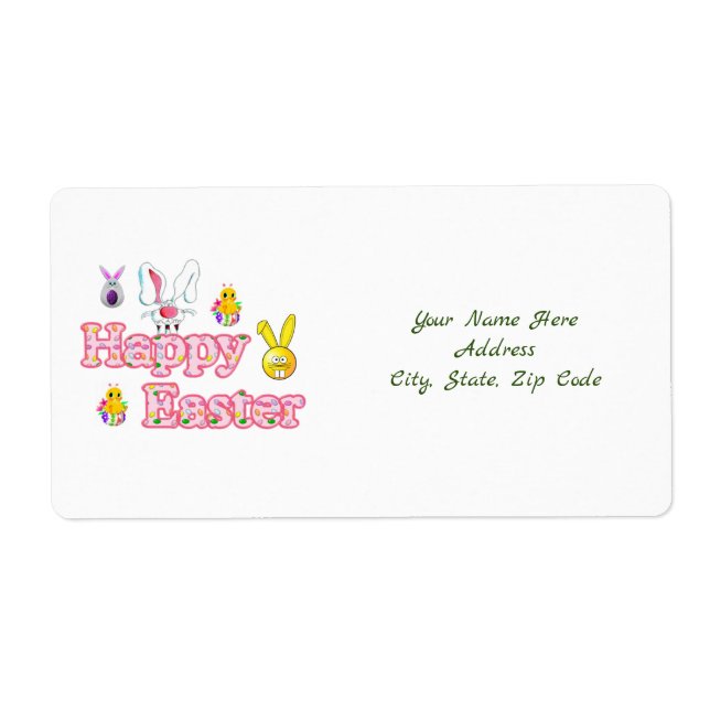 Etiquetas de páscoa (Frente)