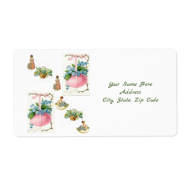 Etiquetas de páscoa (Frente)