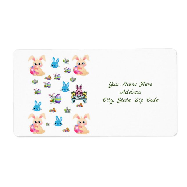 Etiquetas de páscoa (Frente)