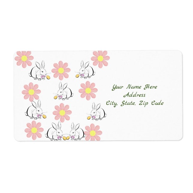 Etiquetas de páscoa (Frente)