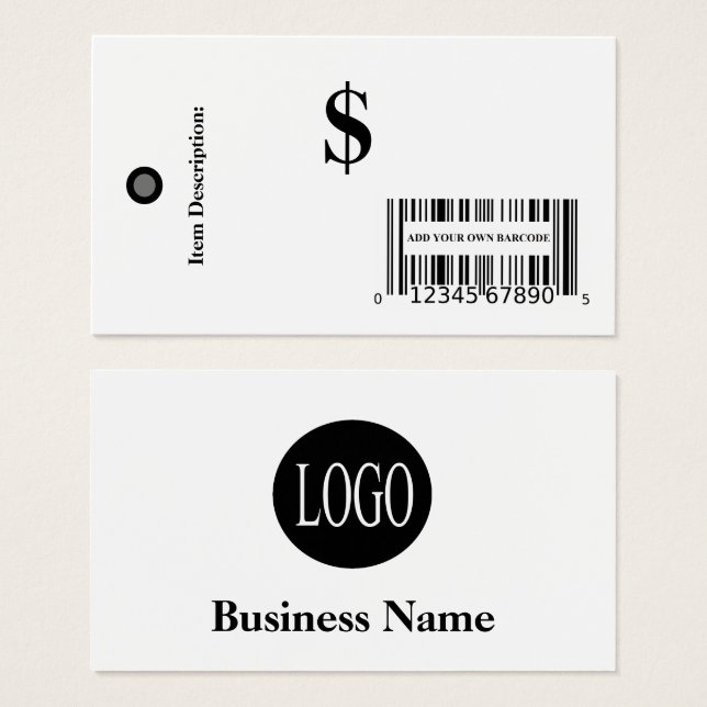 Etiquetas de Preço com Etiqueta de Venda de Varejo (Frente & Verso)