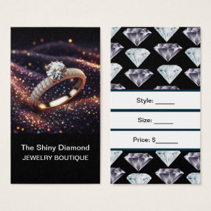 Etiquetas de Preço de Joias Diamante Etiquetas de