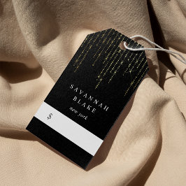 Etiquetas de Preço de Marquee Douradas