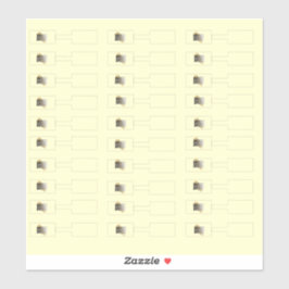 Etiquetas de preço joalharia Logotipo 30 adesivo