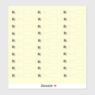 Etiquetas de preço joalharia Logotipo 30 adesivo