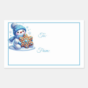 Etiquetas de Presente Adesivas de Natal