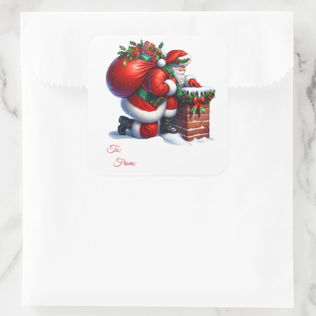 Etiquetas de Presente Adesivas de Natal (Bolsa)