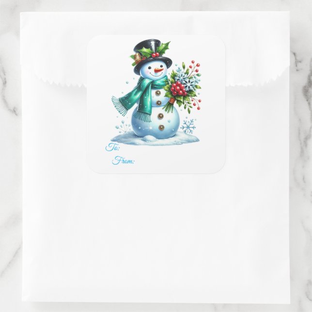 Etiquetas de Presente Adesivas de Natal (Bolsa)