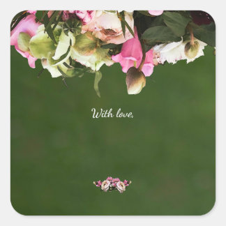 Etiquetas de Presente Botânicas Editáveis | Adesiv