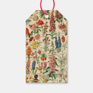 Etiquetas de Presente das Flores de Vintagem