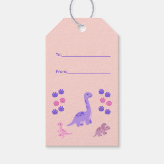 Etiquetas de Presente de Aniversário de Dinossauro
