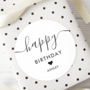 Etiquetas de Presente de Aniversário, Etiqueta de