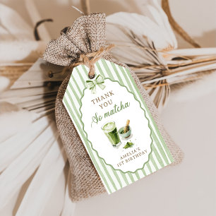 Etiquetas de Presente de Aniversário Matcha com Li