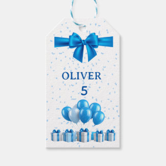 Etiquetas de Presente de Aniversário para Meninos