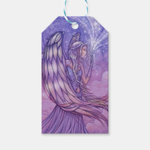 Etiquetas de Presente de Arte Fantasia Anjo do Ama