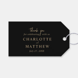 Etiquetas de presente de casamento Agradecimento c