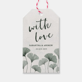Etiquetas de Presente de Casamento em Verde Sage B