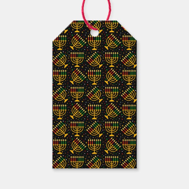 Etiquetas de Presente de Kwanzaa (Frente)