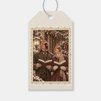 Etiquetas de Presente de Natal Cantores Cardeais V