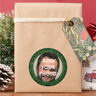 Etiquetas de Presente de Natal com Foto