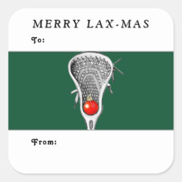 Etiquetas de Presente de Natal de Lacrosse
