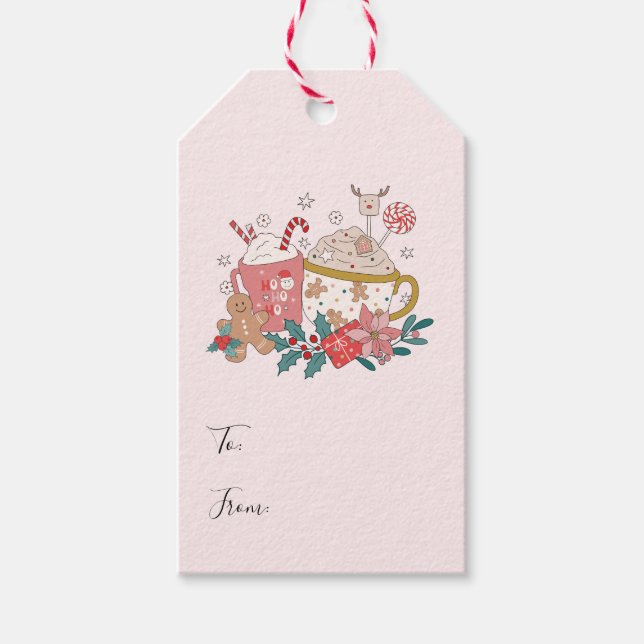 Etiquetas de Presente de Natal Fofo (Frente)