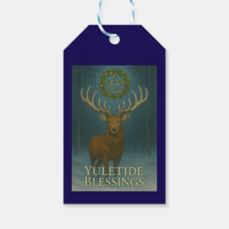 Etiquetas de Presente de Natal para Stag de Bênção