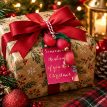 Etiquetas de Presente de Natal Personalizadas