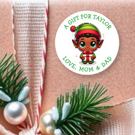 Etiquetas de Presente de Natal Personalizadas para