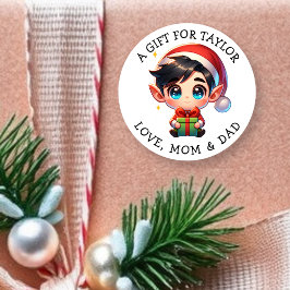Etiquetas de Presente de Natal Personalizadas para