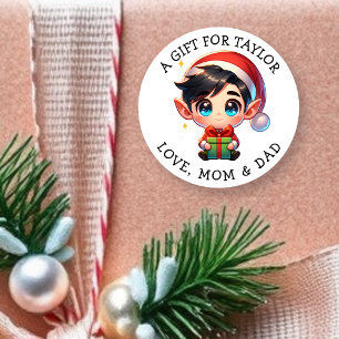 Etiquetas de Presente de Natal Personalizadas para