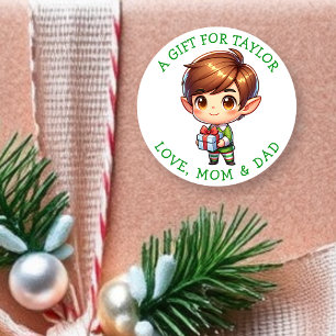 Etiquetas de Presente de Natal Personalizadas para