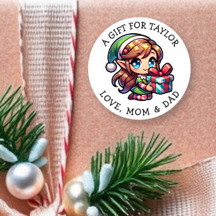 Etiquetas de Presente de Natal Personalizadas para
