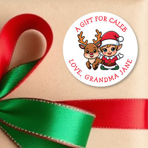 Etiquetas de Presente de Natal Personalizadas para