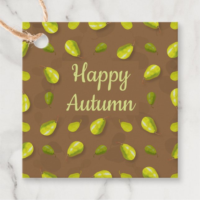 Etiquetas de Presente de Pear (Frente)