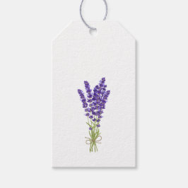 Etiquetas de Presente do Bunch da lavanda