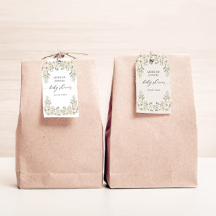 Etiquetas de Presente do Chá de panela Floral de I