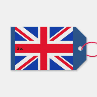 Etiquetas de Presente do Union Jack