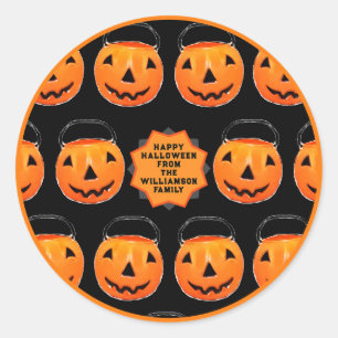 Etiquetas de Presente Feliz Halloween