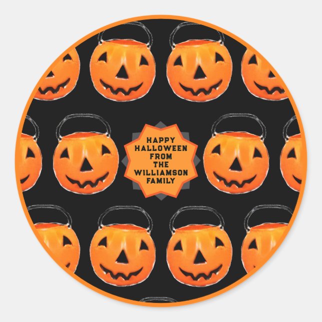 Etiquetas de Presente Feliz Halloween (Frente)