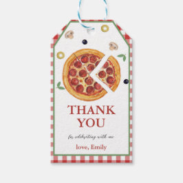 Etiquetas de Presente, Festa de Pizza, Fatia de Di