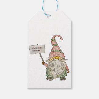 Etiquetas de presente gnomos